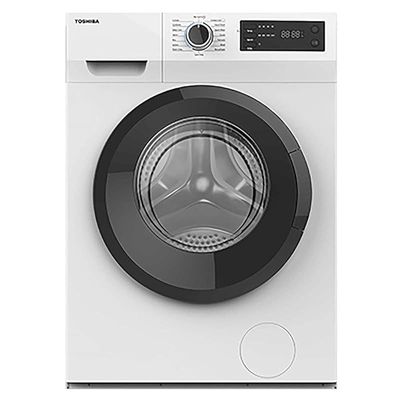 Toshiba 7 Kg, 1200 RPM, Front Load Washing Machine, 16 Programs, 15" Quick Wash Cycle, TW-H80S2A -1 Year Manufacturer Warranty