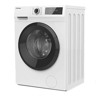 Toshiba 7 Kg, 1200 RPM, Front Load Washing Machine, 16 Programs, 15" Quick Wash Cycle, TW-H80S2A -1 Year Manufacturer Warranty