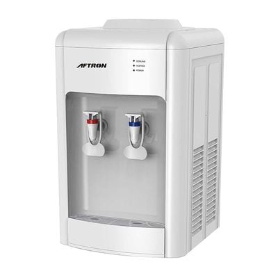 Aftron Table Top Water Dispenser White Model AFWD3780 | 1 Year Full 5 Years Compressor Warranty