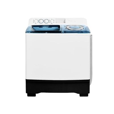 Super General 14 kg Top Load Twin tub Semi Automatic Washing Machine White/Blue efficient Model- SGW-155 | 1 Year Warranty 