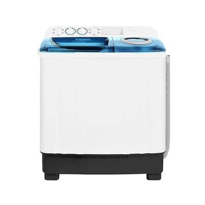 Super General 10 kg Top Load Twin tub Semi Automatic Washing Machine White/Blue Model- SGW-105 | 1 Year Warranty