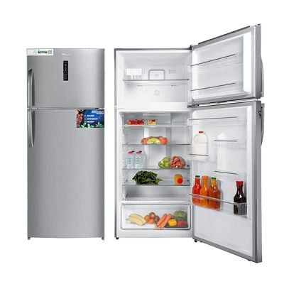 Super General 700 Liters Gross Top Mount Refrigerator Freezer No Frost Inverter Electronic Temperature Control Lock & Key Silver Model SGR715l | 1 Year Warranty 