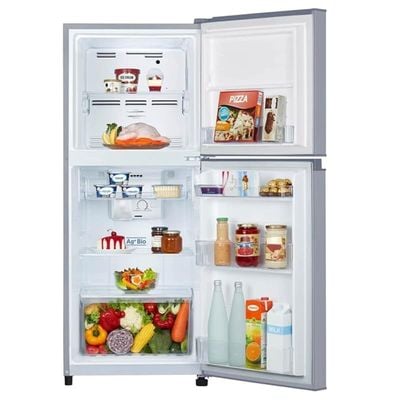 Toshiba 192 Liters Top Mount Refrigerator, No Frost, Inverter Compressor GRA29USS Silver - 1 Year Manufacturer Warranty