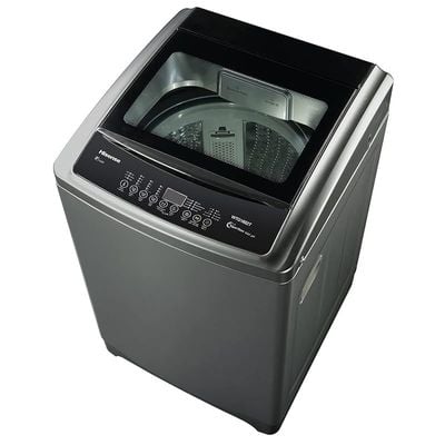 Hisense 16 Kg Top Loading Washing Machine Free Standing Silver Model WTQ1602T -1 Years Full Warranty.