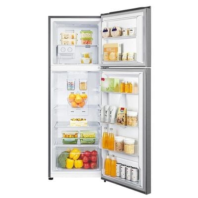 Hisense 419 Liter Refrigerator Double Door Top Mount Silver Model RT419N4DGN -1 Years Full &amp; 5 Years Compressor Warranty.