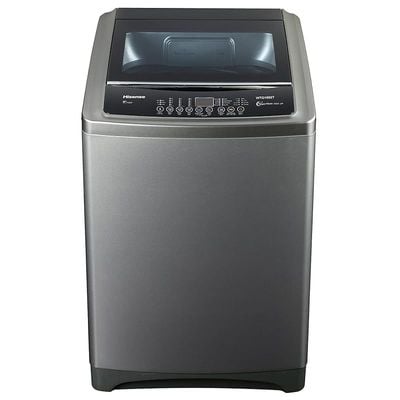 Hisense 8 Kg Top Loading Washing Machine Free Standing Silver Model WTJD802T -1 Years Full Warranty.