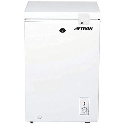Aftron 120 Liters Chest Freezer With Super Freezing Functions White Model AFF1210H | 1 Year Full 5 Years Compressor Warranty