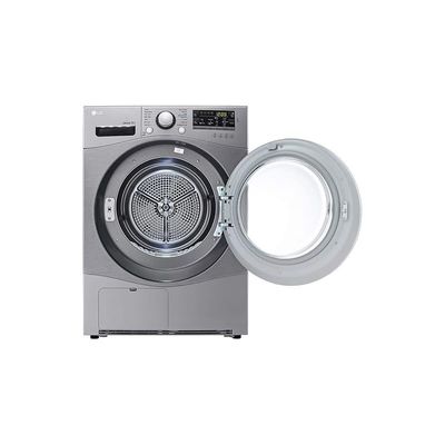 LG Front Load Dryer 9 Kg Condensing Type Sensor Dry Smart Diagnosis™ Stone Silver Colour Model- RC9066G2F | 1 Year Full Warranty