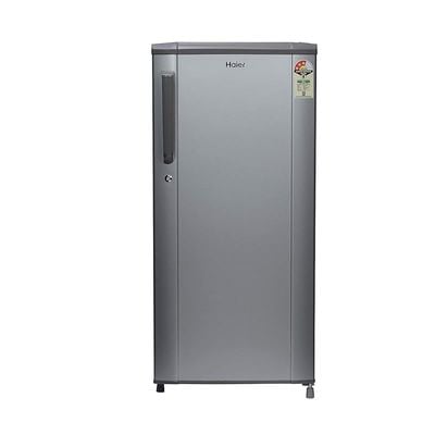 Haier Single Door Refrigerator Gross 190L / Net 165L Silver Model - HRD-190BS - 1 Year Warranty