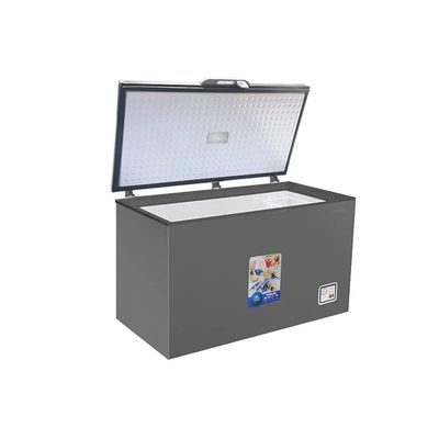 Nikai 200L Single Door Chest Freezer with Storage Basket, High Energy Efficiency Cooling System, Adjustable Temperature, Child Lock, Silent Operation, Ideal for Home &amp; Restaurants - NCF200N7S Silver