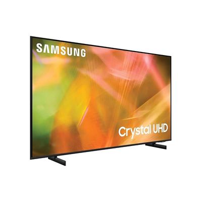 Samsung 43 Inch TV Crystal UHD 4K Flat Smart TV - UA43AU8000UXZN (2021 Model)