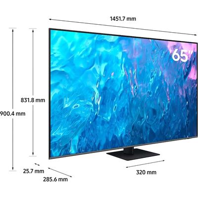 Samsung Smart TV, QLED, Q70C, 65 Inch Titan Gray, 2023, Quantum Processor 4K, Motion Enhancemnet, HDR10+, QA65Q70CAUXZN