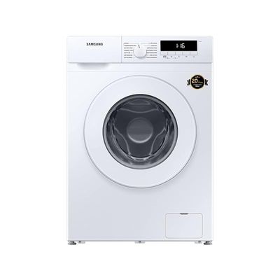 Samsung 7 KG 1200 RPM Front Load Washing Machine White Eco Drum Clean Model- WW70T3020WW/GU |1 year full & 20 Year Warranty on Digital Inverter Motor