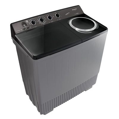 Panasonic Abaya Wash Panasonic 18Kg 13Kg Spin Twin Tub Washing Machine , Light Gray -Na-W18Xg1 1 Year Warranty