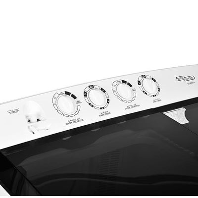 Super General 20 kg Top Load Twin tub Semi Automatic Washing Machine White/Black efficient Washer with Lint Filter Model- SGW-2056 | 1 Year Warranty 