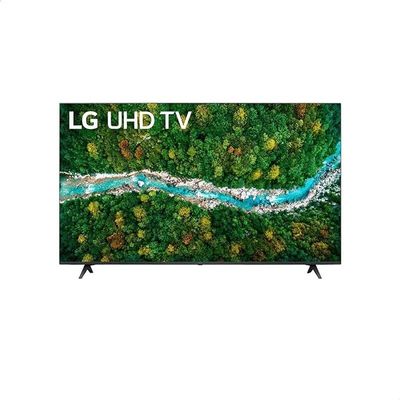 LG 55in TV 4K UHD 75 series معالج رباعي النواة Active HDR - 55UP7550PVC (موديل 2021)