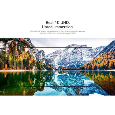 LG 65 Inch TV UP75 Series 4K Active HDR WebOS Smart With ThinQ AI - 65UP7550PVG (2021 Model)