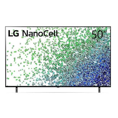 LG 50 Inch TV NANO80 Series Cinema Screen Design 4K Active HDR webOS Smart with ThinQ AI Local Dimming - 50NANO80VPA (2021 Model)