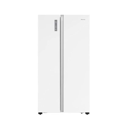 Hisense 670 Liter Refrigerator Side By Side A+ Energy Efficiency White Model RS670N4AWU -1 Years Full &amp; 5 Years Compressor Warranty.