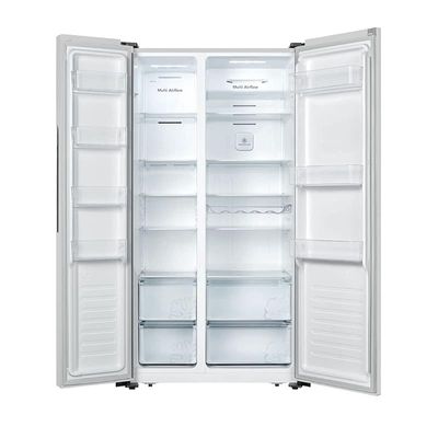 Hisense 670 Liter Refrigerator Side By Side A+ Energy Efficiency White Model RS670N4AWU -1 Years Full &amp; 5 Years Compressor Warranty.