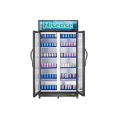 Hisense Showcase Chiller 990 Liter Double Doors Black Model FL99WCD1-1 Years Full &amp; 5 Years Compressor Warranty.