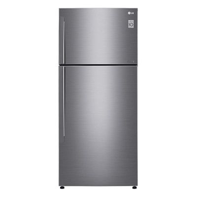 LG Top Mount 509 Liters Refrigerator, Smart Inverter Compressor, Dark Graphite Color – GNC782HQCL