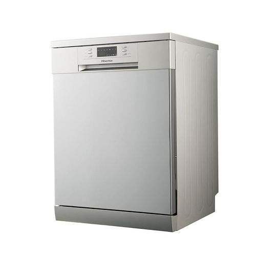 Hisense Dishwasher 14 Place Settings &amp; 6 Programs With Eco Colour Silver Model - H14Ds -1 Years Full Warranty