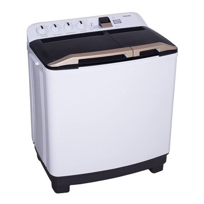 Toshiba 10 KG Semi-Automatic Washing Machine, VH-H110WA - 1 Year Manufacturer Warranty