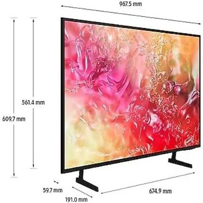 Samsung 43 Inch TV UHD 4K Processor Slim Look Model- UA43AU7000UXZN | 1 year warranty 