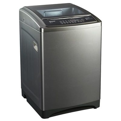Hisense 8Kg Top Load Automatic Washing Machine Free Standing Silver Model WTJD802T | 1 Year Warranty.