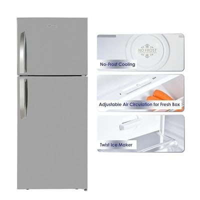 Super General 510 Liters Top-Mount Refrigerator Freezer No Frost Multi Flow Cooling Inox Model- SGR515l | ‎1 Year full Warranty