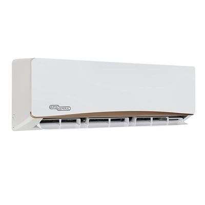 Super General 3 Ton Split Air Conditioner, 36000 BTU, Rotary Compressor, Auto Restart, Gold Fin, 4-way swing, SGS-365-NE, White - 134 x 45 x 38 cm, 1 Year Warranty