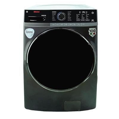 Nobel 21 Kg Front Load Fully Automatic Washer, Drum Material S/Steel, 1300 Maximum Spin Speed, Touch Control, LED Control, 9 Wash Option, 70% Spin Dryer, 68.6 x 101.1 x 86.8 cm Silver, NWM2100