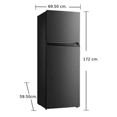 Toshiba 468 Liter Refrigerator Double Doors Inverter Compressor Fridge &amp; Freezer With Air Fall Cooling System Silver Model GRRT468WE -1 Years Full &amp; 10 Years Compressor Warranty.