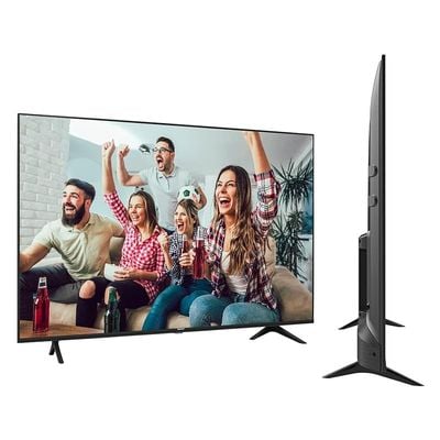 تلفزيون Hisense 43 بوصة UHD Smart HDR 10/HLG Wifi (2.4 جيجا هرتز) بلوتوث 5.0 DLNA HDCP إصدار H.265 وحدة فك الترميز - 43A6GE (موديل 2021)