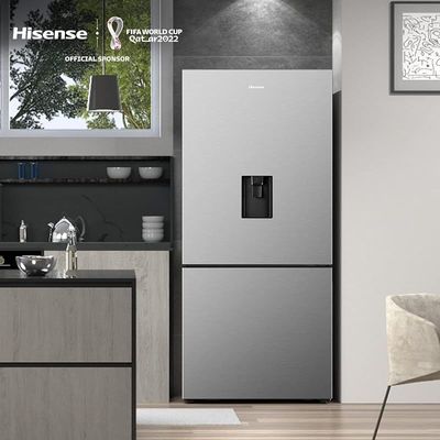 Hisense 605 Liter Refrigerator Double Door Fridge Silver Model Rb605N4Bs1 -1 Years Full &amp; 5 Years Compressor Warranty.