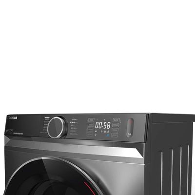 Toshiba 10KG 1400 RPM, Front Load Washer, 12 Programs Tw-Bk110G4A(Sk) -1 Year Manufacturer Warranty