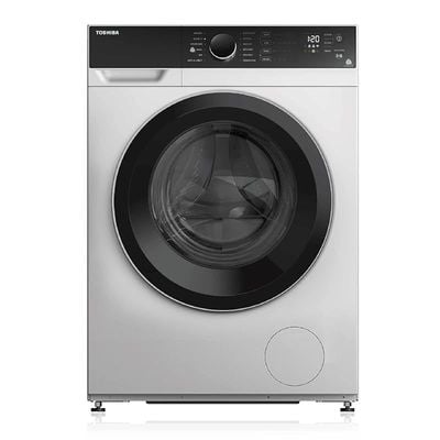 Toshiba 10 Kg Wash|7 Kg Dry, 1400 RPM Front Load Washer and Dryer, 12 Programs, 12" Quick Wash Cycle, TWD-BJ110M4A(WK) -1 Year Manufacturer Warranty