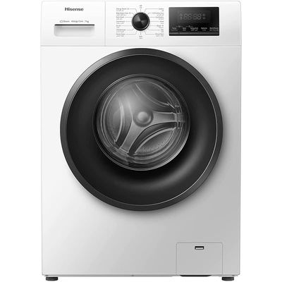 Hisense 7 Kg Front Load Washing Machine 1200 RPM White Model WFKV7012 | 1 Year Warranty