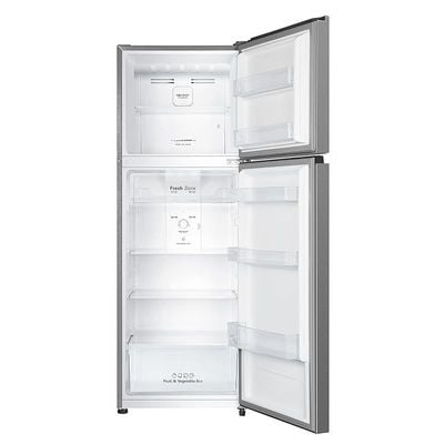 Hisense 418 Liter Refrigerator Double Door Top Mount Silver Model RT418N4ASU"Min 1 year manufacturer warranty"