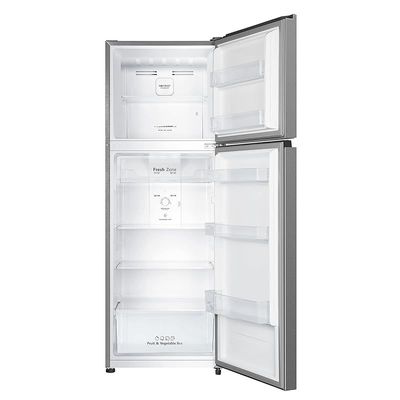 Hisense 418 Liter Refrigerator Double Door Top Mount Silver Model RT418N4ASU"Min 1 year manufacturer warranty"