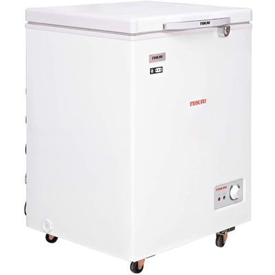 Nikai Chest Freezer 150 Liter Single Door Colour White Model NCF150-1 Years Full &amp; 5 Years Compressor Warranty.