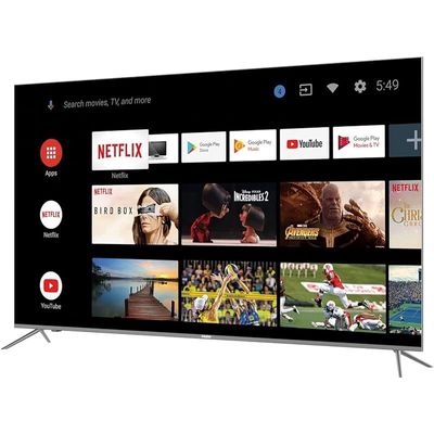 Haier 65 Inch 4K UHD Smart TV Android Official With Google Assistant, Google Play, Netflix, YouTube, Shahid, Wi-Fi, Bluetooth, Color Black Model- H65S6UG -1 Year Full Warranty