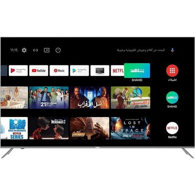 Haier 65 Inch 4K UHD Smart TV Android Official With Google Assistant, Google Play, Netflix, YouTube, Shahid, Wi-Fi, Bluetooth, Color Black Model- H65S6UG -1 Year Full Warranty
