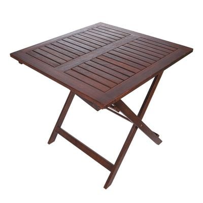 Yatai Patio Bistro 4 Chair 1 Table Set - Folding Outdoor Wood Chair And Table Set Folding Dining Table Set For Garden Furniture