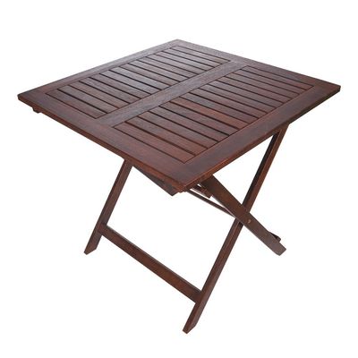 Yatai Foldable Eucalyptus Wood Table - Outdoor Wood Table Dining Table For Garden Furniture Balcony Pool Side and Outdoor Area use
