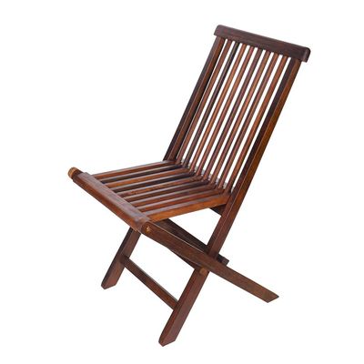 Yatai Foldable Eucalyptus Wood Chair - Outdoor Wood Chair  For Garden Furniture Balcony Pool Side and Outdoor Area use
