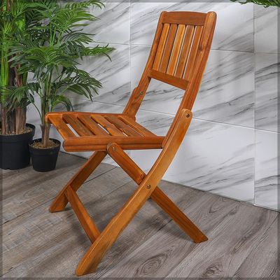 YATAI Wooden Folding Chair – Patio Wooden Relaxing Chairs – Wood Foldable Chair For Home Indoor Outdoor Garden Balcony Lawn Poolside Terrace Use