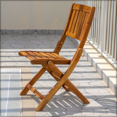 YATAI Wooden Folding Chair – Patio Wooden Relaxing Chairs – Wood Foldable Chair For Home Indoor Outdoor Garden Balcony Lawn Poolside Terrace Use