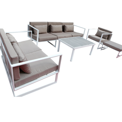 Aluminum 7 Seater Outdoor Patio Sofa set